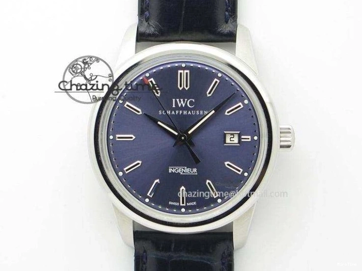 MIROTIME 0406 MARK XVIII Le Petit Prince IW327004 SS FKF 1:1 Best Edition Blue Dial On Brown Leather Strap Trendsetting 7117